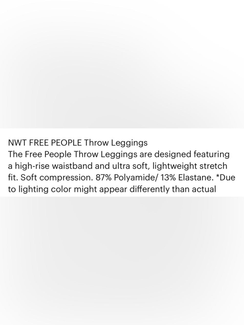 FP Movement by Free People Free Throw leggings toasted coconut medium $70 - Picture 4 of 10